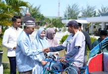 Bupati Inhil Halal Bihalal Bersama Tukang Becak