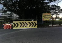 Tumpuan Rusak, Jembatan Danau Bingkuang Ditutup sementara