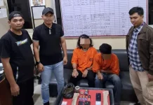 Tim RAGA Polres Dumai Amankan Dua Terduga Pengedar Ganja