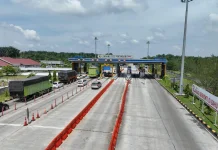 Akhir Libur Panjang, Trafik Tol Pekanbaru–XIII Koto Kampar Melonjak 57 Pe