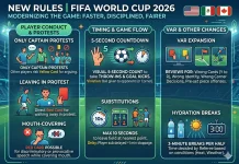 Resmi Berlaku di Piala Dunia 2026, Aturan Baru FIFA Bikin Laga Makin Ketat