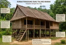 Rumah Panggung Suku Talang Mamak Warisan Leluhur Bertahan di tengah Modernisasi