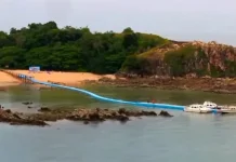 Pesona Wisata Bahari Pulau Jemur di Rokan Hilir Riau
