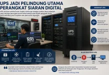 UPS Jadi Pelindung Utama Perangkat Siaran Digital