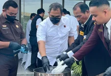 Polda Riau Musnahkan Narkotika Sabu - Etomidate Senilai Rp8 Miliar