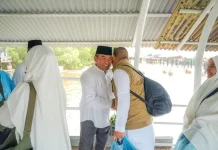 Wakil Wali Kota Sambut 131 Jemaah Haji Dumai Pulang dengan Selamat