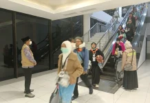 Defizon Sambut Hangat Jemaah Haji Kloter BTH-09