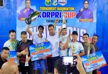 Tak Terkalahkan, Ahmad Yuzar/Wahyu Juara Turnamen Badminton Korpri Cup 2026