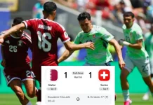 Qatar Paksa Swiss Berbagi Angka di Laga Perdana Grup B