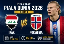 Preview Piala Dunia Grup I : Irak vs Norwegia