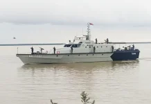 Komandan Koarmada I Datang Disambut Adat Melayu dan Parade Kapal TNI AL