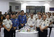 Perkuat Sinergi,Kemenkum Riau Hadiri Acara Kenal Sambut Kakanwil Ditjen PAS Riau