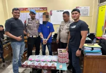 Bawa 5 Kg Sabu dari Malaysia, Jastiper Diamankan di Dumai