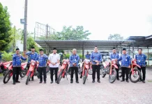 BPBD Kota Dumai Distribusi 20 Unit Kendaraan Roda Dua ke Kelurahan se-Kota Dumai