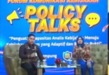 Kemenkum Riau Ikuti Policy Talks Penguatan Kapasitas Analis Kebijakan