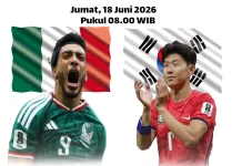 Meksiko vs Korea Selatan, Duel Perebutan Puncak Grup A Piala Dunia 2026