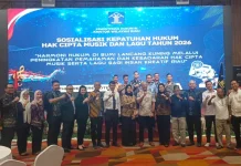 Kanwil Kemenkum Riau Sosialisasikan Kepatuhan Hak Cipta Musik