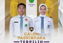 Dua Pelajar Riau Lolos Menjadi Paskibraka Nasional