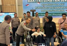 HUT Bhayangkara ke-80, Polda Riau Gelar 14 Layanan Kesehatan