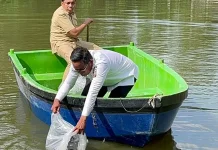 Perkuat Sektor Perikanan, Bupati Zukri Restocking 30 Ribu Bibit Ikan Patin