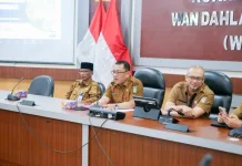 Sekda Fahmi Rizal Pimpin Rakor Teknis Forum Penataan Ruang