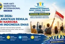 Hari Anti Narkoba Internasinonal 2026,  menuju Indonesia Emas 2045
