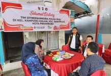 Tim Penilai Kunjungi Kampung Tangguh Anti Narkoba di Kampung Dalam