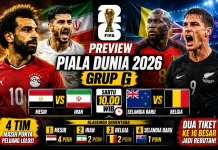 Preview Piala Dunia 2026 Grup G: Empat Tim Berebut Dua Tiket Babak Gugur