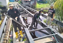Polda Riau Tuntaskan 110 Jembatan Merah Putih Presisi