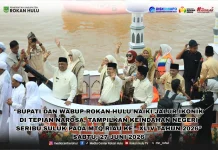 Bupati dan Wabup Rokan Hulu Naiki Jalur Ikonik di Tepian Narosa, Tampilkan Keindaha