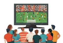 Menonton Sepak Bola  Hiburan  Mempererat Kebersamaan