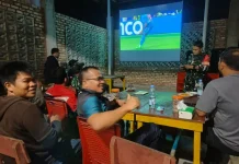 Nobar Piala Dunia Hidupkan UMKM Salo, Kampar