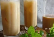 Cara Membuat Teh Tarik Caramel yang Creamy