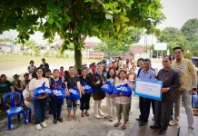 BRI Peduli Salurkan 500 Paket Sembako kepada Jemaat Tiga Gereja di Pekanbaru