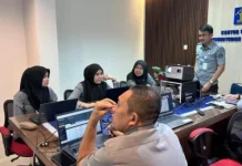 Kemenkum Riau Ikuti Rekonsiliasi Pemutakhiran Data Pegawai Triwulan II
