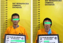 Sedang Transaksi Sabu, Dua Pria Diciduk Polisi