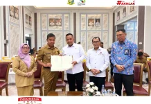 Bupati Kampar Teken MoU dengan Ombudsman RI, Tingkatkan Kualitas Pelayanan Publik