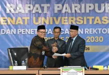Senat Unri Tetapkan Tiga Calon Rektor Periode 2026-2030