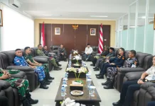 Wakil Wali Kota Dumai Sambut Kedatangan Komandan Lanal Baru