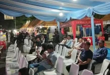 Warga Pekanbaru Apresiasi Nonton Bareng Piala Dunia di Depan Rumah Dinas Walikota