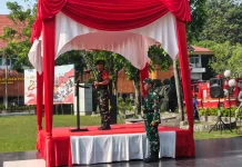 Kodim 0301/Pekanbaru Gelar Apel Pengamanan Kunjungan Wapres Gibran Rakabuming