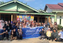 Kukerta UNRI Desa Kulim Jaya Ajarkan Makrame untuk Anak