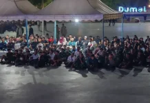 Warga Kota Dumai Padati Taman Bukit Gelanggang, Nobar Final Piala Dunia