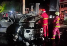 Insiden Kebakaran Kendaraan di SPBU 14.282.667 Pekanbaru Cepat Ditangani