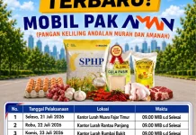 Mobil Pak Aman Pekanbaru Berkeliling Jual Pangan Murah