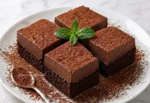Cara Membuat Brownies Lapis Puding Coklat