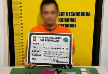 Pengedar Sabu di Sukajadi Ditangkap, Polisi Sita 24,23 Gram Sabu