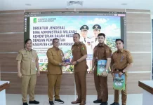 Wabup Muzamil Bahas Pertegas Batas Wilayah, Wabup Muzamil Audiensi ke Kemendagri