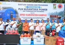 Kabupaten Kampar Terima Bantuan CSR Penanggulangan Bencana