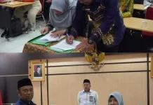 MTsN 3 Pekanbaru dan MAN 1 Pekanbaru Tandatangani MoU Pembinaan Guru dan Tendik
